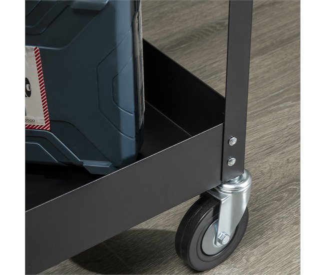 Carrinho de Ferramentas Aço laminado a frio DURHAND Preto