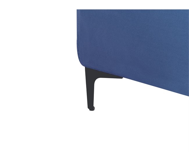 Beliani Reposapiés ABERDEEN Azul