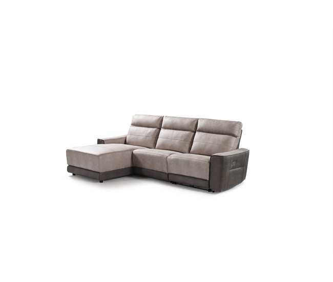 Chaise longue relax eléctrico MOON Cinza