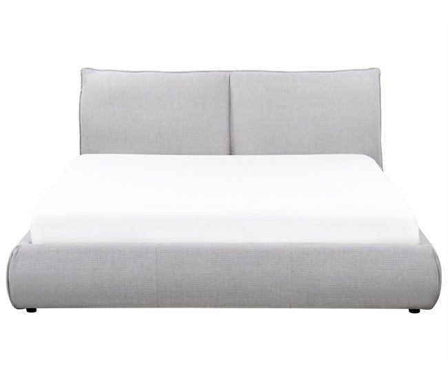 Beliani Cama Poliéster VINAY 176x233 Areia