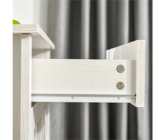 Aparador MDF, Melamina de Madeira HOMCOM Branco