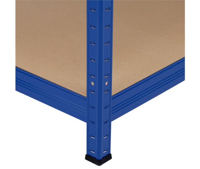 Pack 2 Prateleiras Modulares com 5 Prateleiras Ajustáveis ​​O91 Azul