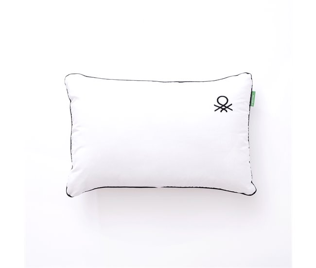 Almofada BENETTON Branco/ Preto