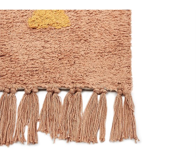 Beliani Pelos curtos IGDIR 160x230 Laranja