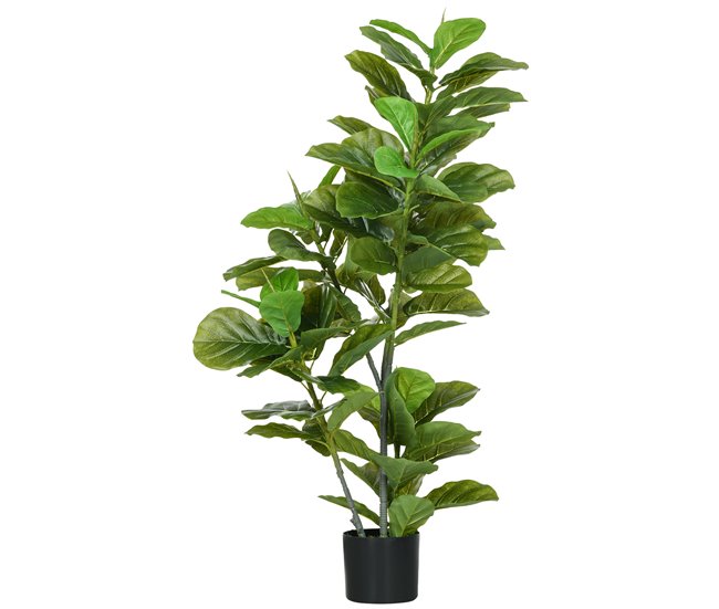 Planta Artificial PEVA e Metal HOMCOM, casa - decoração Verde