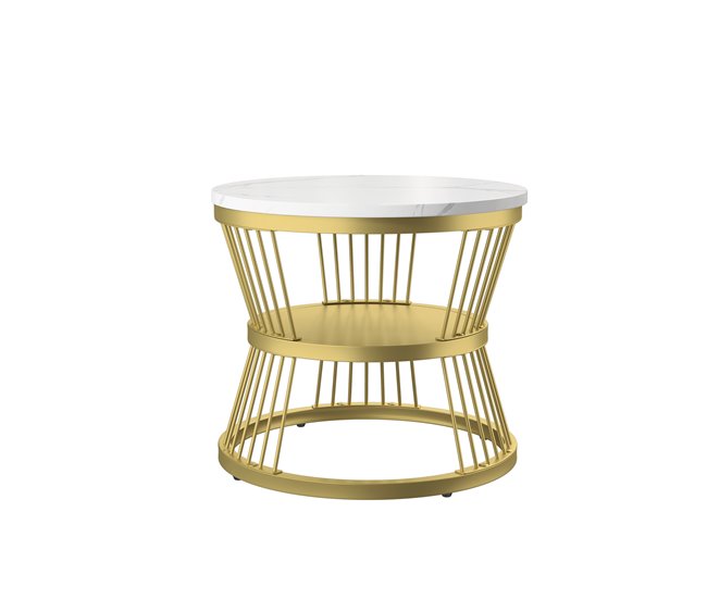 Mesa de centro, mesa de apoio, mesa de canto 70x45 Branco