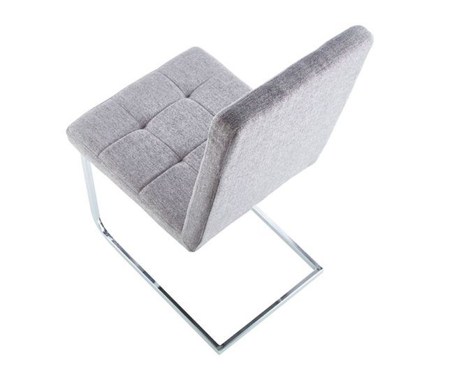 Conjunto de 4 cadeiras de jantar Vaidade Cinza