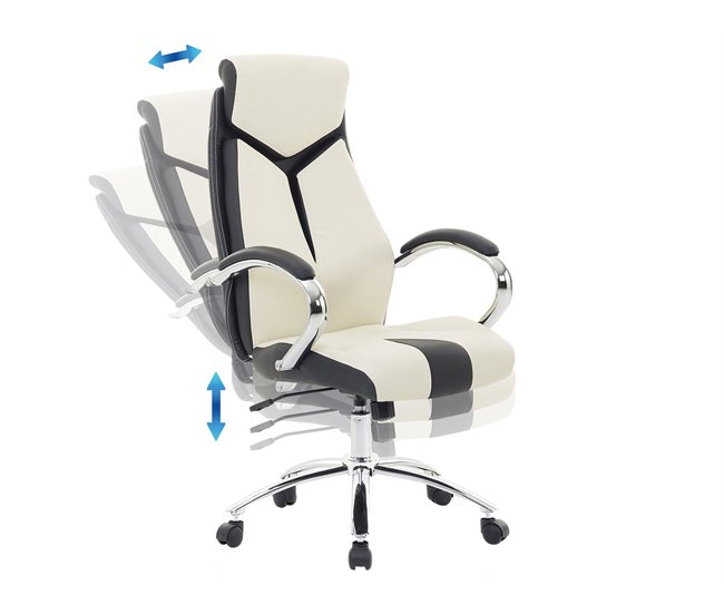 Beliani Silla de oficina FORMULA Bege