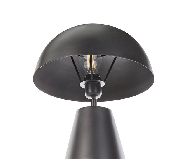 Beliani Candeeiro de mesa PALMIET Preto