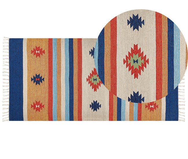 Beliani Kilim TARONIK 80x150 Multicor