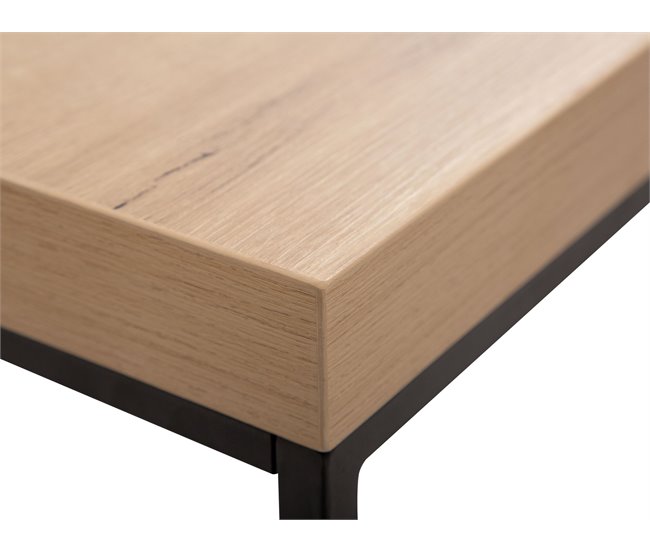 Beliani Mesa de apoio DELANO 60x60 Madeira