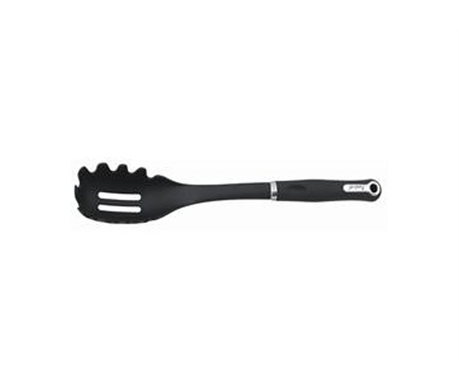 Colher para massas de aço inoxidável e nylon Preto
