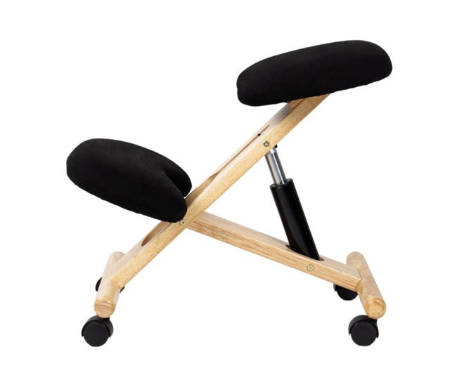 Silla ergonómica Ergochair negro aluminio AlumÍnio