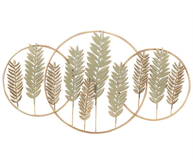 Beliani Decoração de parede COPERNICIUM Dourado