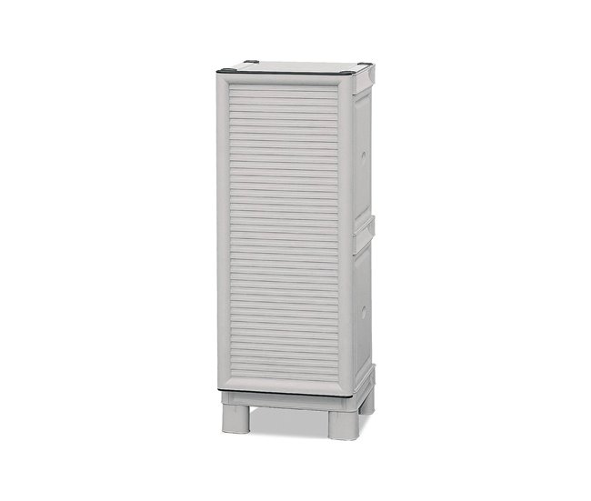 Armário exterior em PVC Cinza