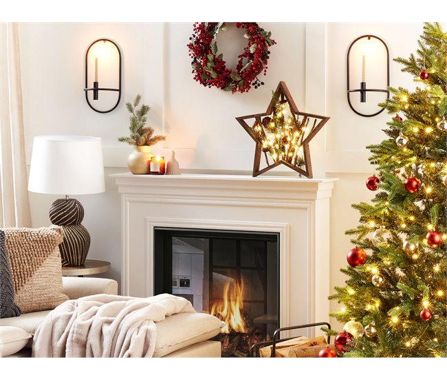 Beliani Acessório decorativo DOKKA Castanho