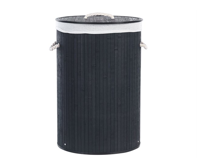 Beliani Cestas para la ropa SANNAR Preto