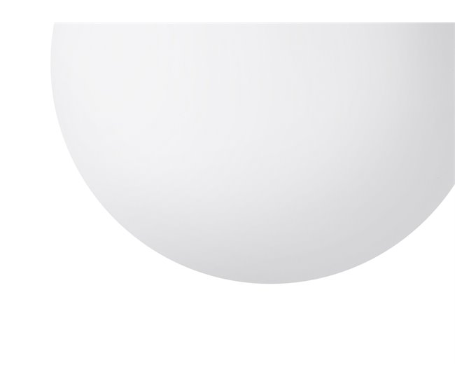 Beliani Candeeiro de tecto BARROW Branco