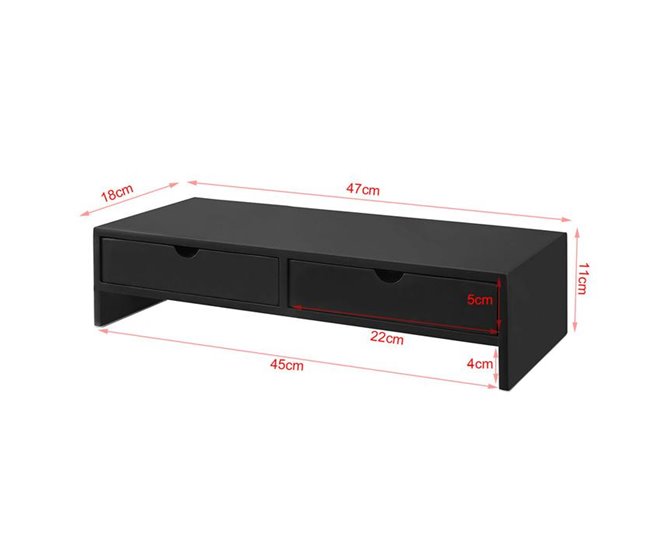 Suporte para ecrã de monitor BBF02-SCH SoBuy Preto