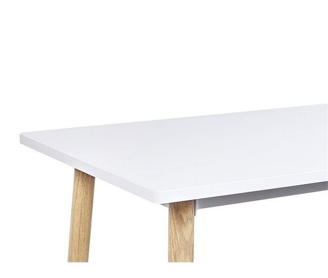 Beliani Mesa de bar CHAVES 50x110 Branco