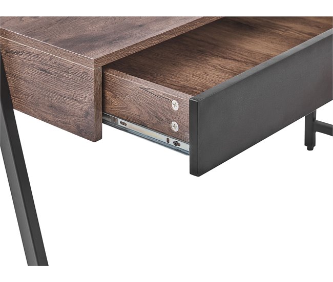 Beliani Secretária HARPER 120x48 Castanho