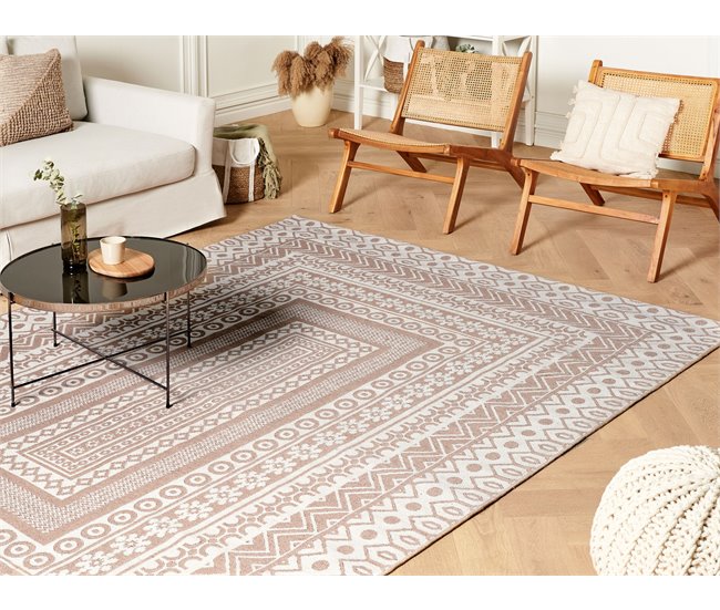 Beliani Pelos curtos BAGLAR 200x300 Bege