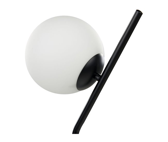 Beliani Candeeiro de mesa WAPITI Branco/ Preto