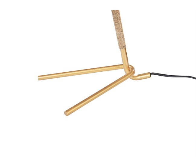 Beliani Candeeiro de mesa FLEMING Dourado