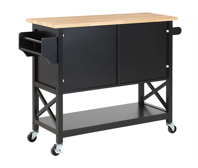 Beliani Carrinho de cozinha MELE 102 Branco