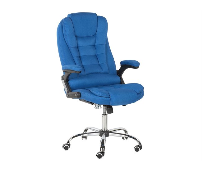 Beliani Cadeira executiva ROYAL Azul
