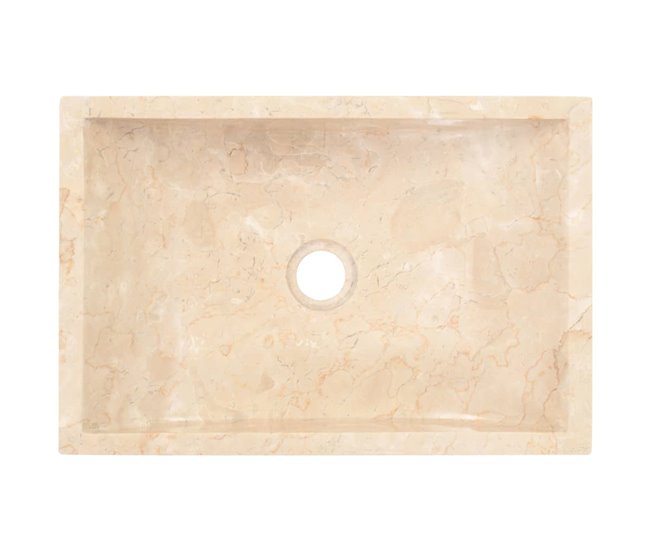 Lavatório - Lavabo - Pia de banheiro Creme
