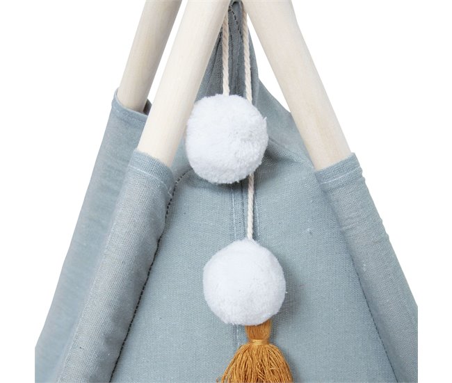 Teepee Infantil Wapi - Poliéster Enrolável e Portátil Azul