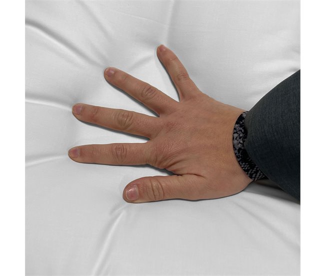 Almofada Moshy com capa dupla e microfibra 70x30 Branco