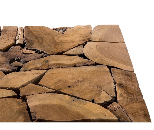 Beliani Mesa de jantar NORLEY 30x30 Castanho