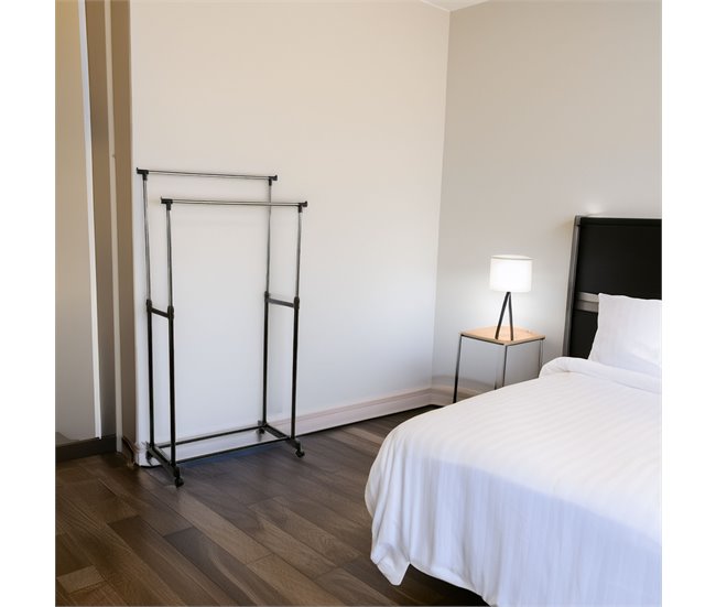WELL HOME - Cabide de burro, cabide duplo Preto