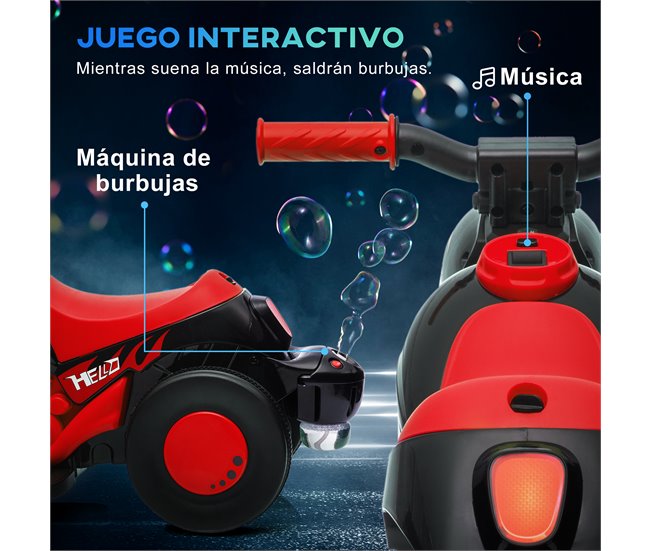 Mota Elétrica para Crianças PP e Metal AIYAPLAY Preto