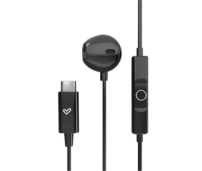 Auriculares de botão EasyPods Type C Space Preto