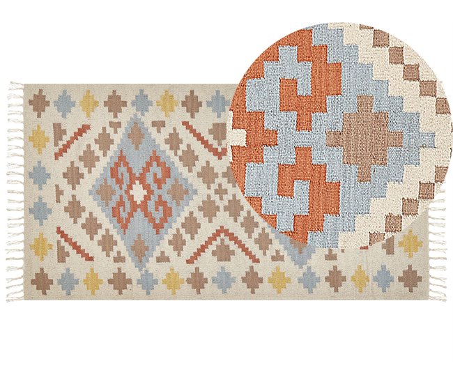 Beliani Kilim ATAN 80x150 Multicor