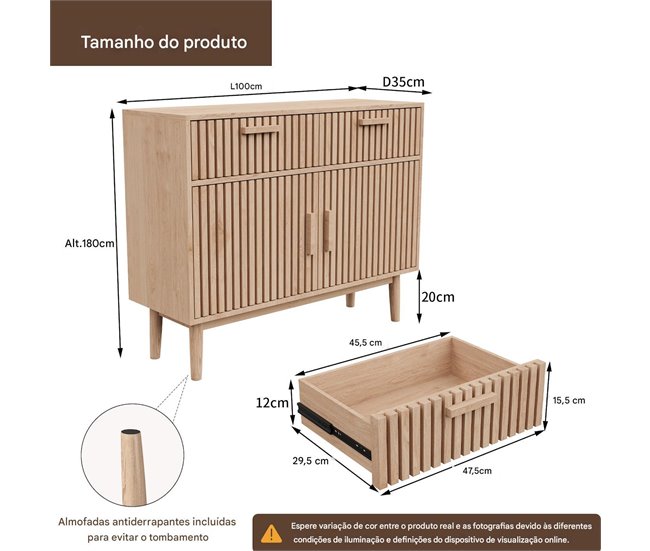 Aparador Madeira Maciça Madeira