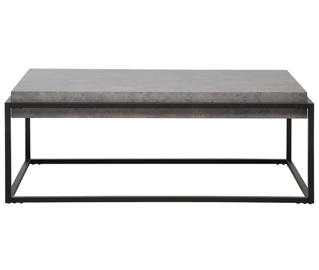 Beliani Mesa de centro ALTOS 64x104 Cinza Escuro