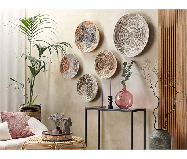 Beliani Decoração de parede PARORE Bege