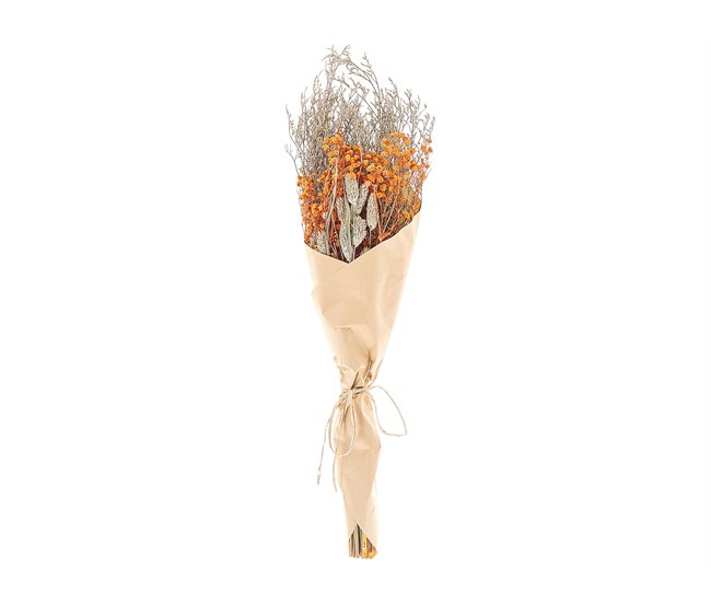 Beliani Ramo de flores secas CERCEDILLA Laranja