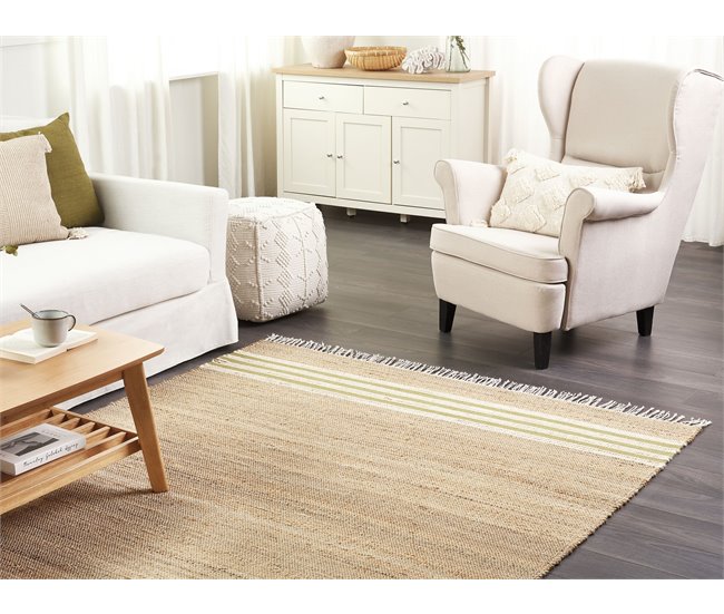 Beliani De tejido plano MIRZA 160x230 Azul