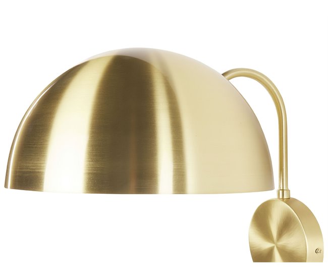 Beliani Candeeiro de parede WAMPU Dourado