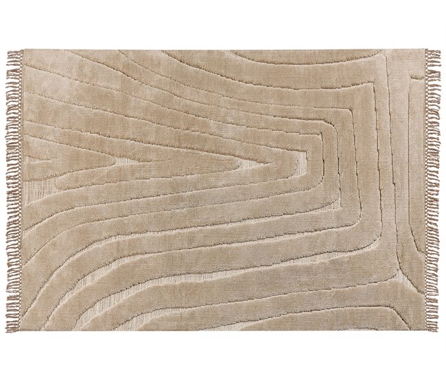 Beliani Entrelaçado SAZOO 160x230 Bege