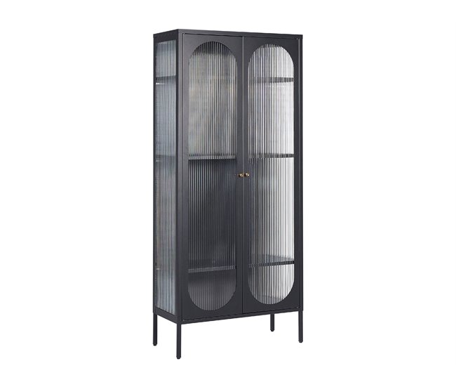Beliani Vitrina FOXTON Preto
