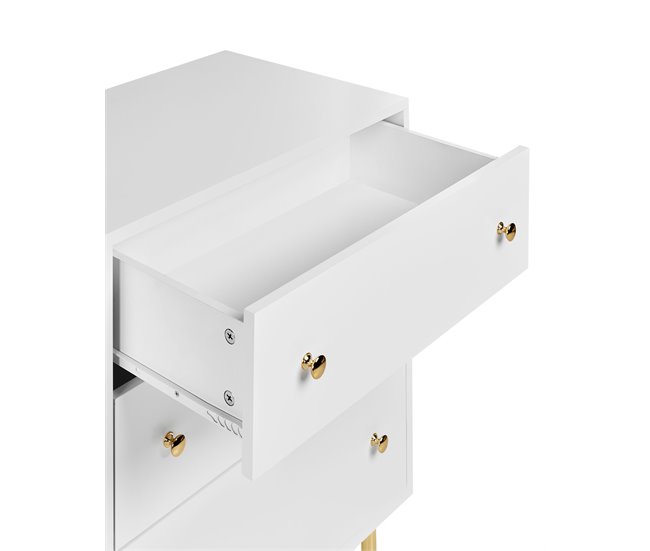 Beliani Vitrina MILORA Branco