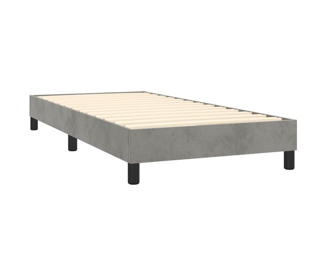 Base de ripas nas pernas estrutura de cama,  tecido veludo