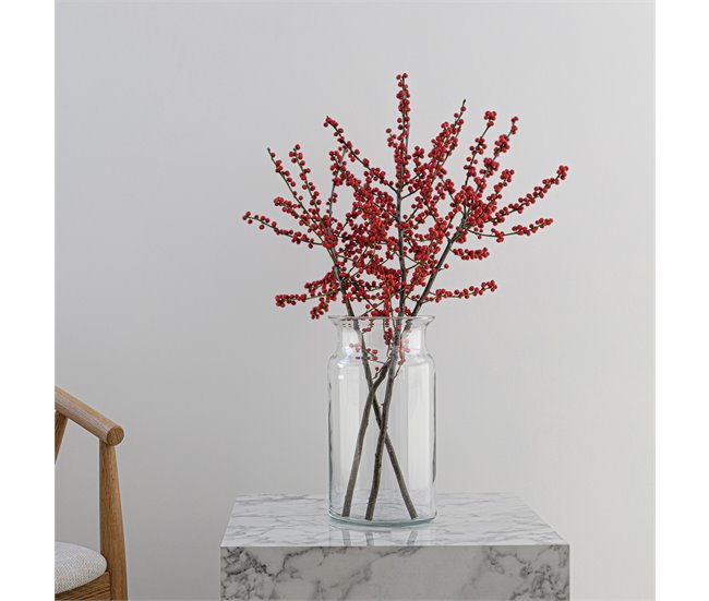 Vaso em vidro JANA 29,5x16x16cm marca TREND GLASS Transparente