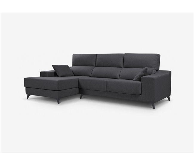 Chaise longue NOELIA 3 lugares Antracite